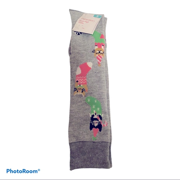 Women’s knee high kitty socks